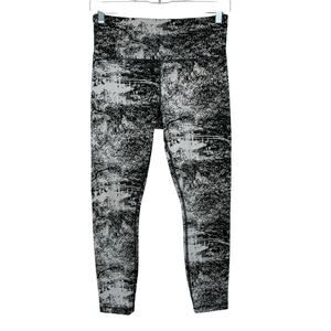 Athleta Elation Glades Leggings Black Grey 7/8 Tight Women's S